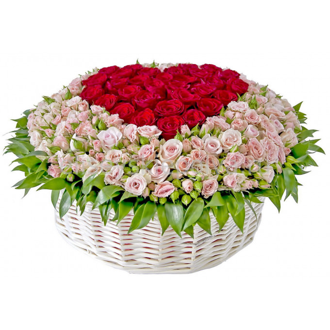 Корзина с цветами 9 Корзина с цветами 9