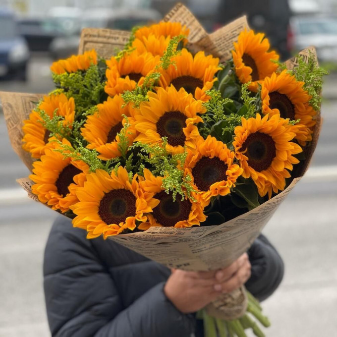 Букет из подсолнухов Букет из подсолнухов