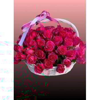 Корзина с цветами 8 Корзина с цветами 8