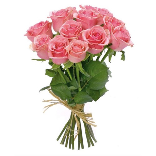 Купить на заказ Букет из 11 розовых роз с доставкой в Форт-Шевченко